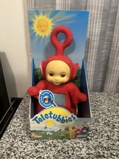1998 Hasbro Playskool TELETUBBIES Talking Po Red Vtg Works Recalled Explicit