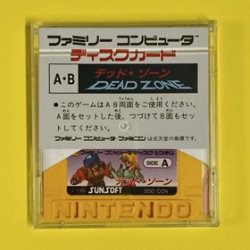 Dead Zone Famicom Disk System Japan Import Sunsoft with Case and Manual