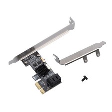 1Pc AHCI Boot SATA3.0 2-Port SATA III Expansion Controller Adapter Card 6G