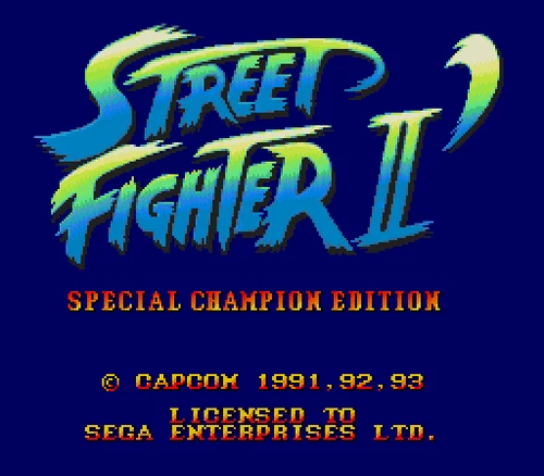 Street Fighter II Special - Sega Genesis Game Complete