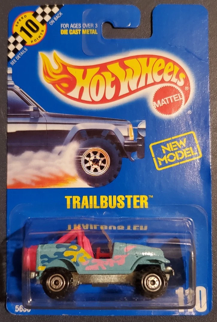 Hot Wheels Blue Card Jeep Diecast & Toy 1:64 Scale for sale - eBay