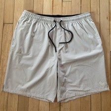 Bad Birdie Active Short  Light Khaki  Golf Performance Shorts Mens L 8  Inseam 