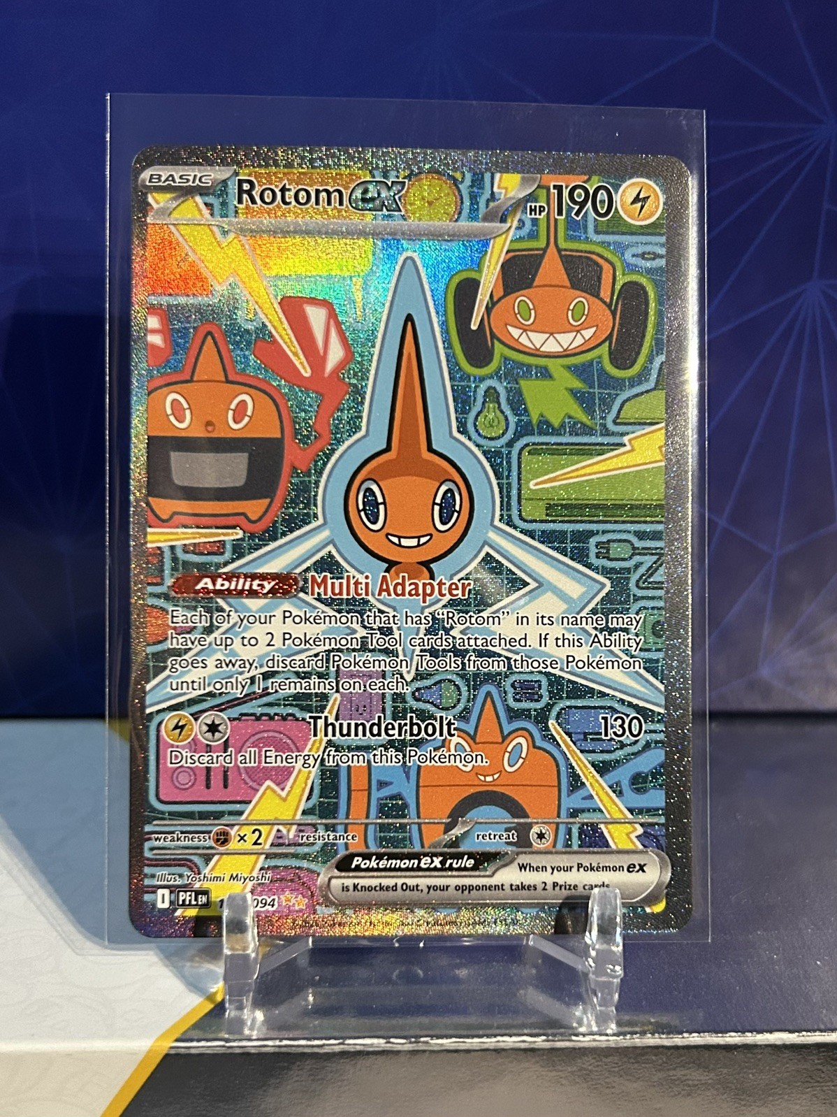 Pokémon TCG Rotom ex 126/094 Phantasmal Flames Special Illustration Rare LP