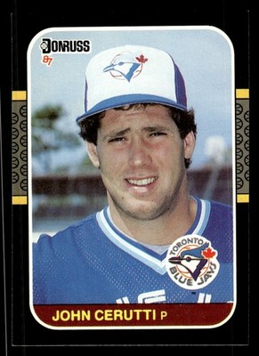 1987 Donruss #442 John Cerutti RC Rookie Toronto Blue Jays