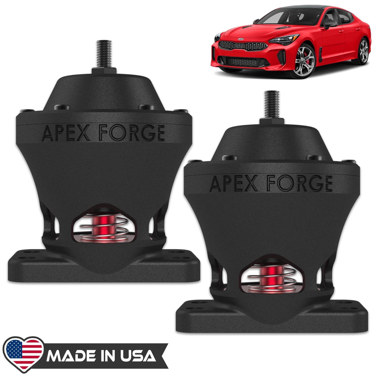 Apex Forge FV 40mm Blow off Valve BOV for 2018 - 23 Kia Stinger 3.3L MADE IN USA