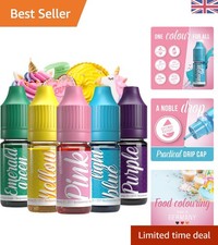 5-Food Coloring Set -  & Neutral Taste Liquid Colors for Every Delight