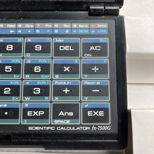 Casio FX-7500g Scientific Graphic Calculator | 1989. At Fault - Picture 5 of 12
