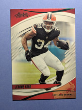 2025 PANINI ABSOLUTE FOOTBALL JEROME FORD GREEN PARALLEL CARD 82