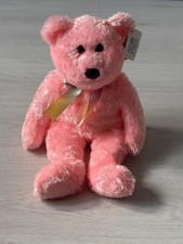 TY Beanie Babies Sherbet Pink The Bear Vintage 2002 - Retired with Tags Soft Toy