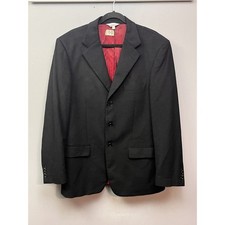 Firado Italia 3 button Blazer Jacket Mens 44L Button Wool Cashmere Hand Tailored