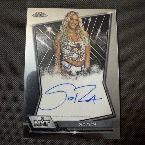 Sol Ruca #NXT-SOL 2026 Topps Chrome WWE NXT Autograph card