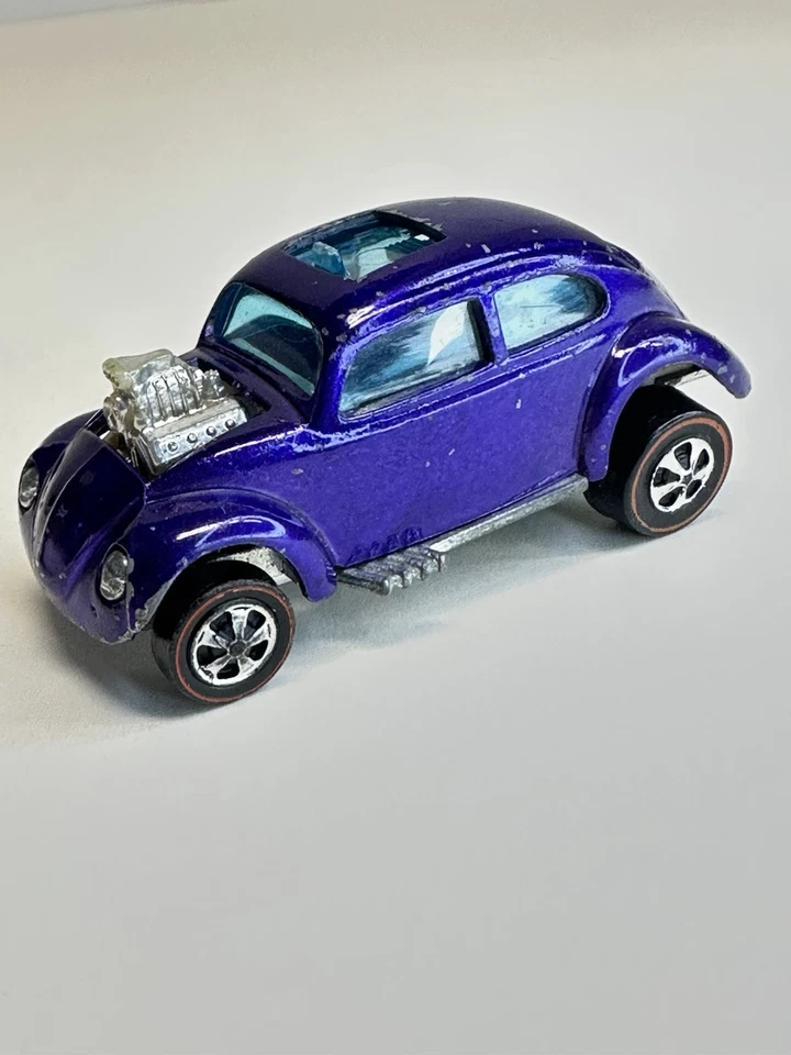Vintage Hot Wheels Redline 1968 SICK Purple Custom Volkswagen US - WOW! - Image 2 of 4