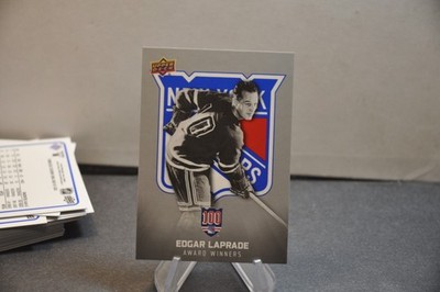 2025-26 UD New York Rangers Centennial hockey Award Winners #157 Edgar Laprade