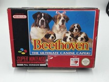 Thumbnail of ebay&reg; auction 396763875013 | SNES Super Nintendo Beethoven The Ultimate Canine Caper! mit OVP + Anleitung NOE