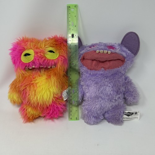 Due peluche Fuggler, tinta unita e viola, senza pantaloni - Foto 2 di 8