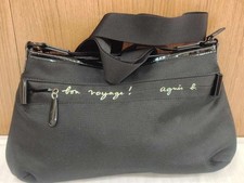 Agnes b. Voyage Lightweight Nylon Shoulder Bag Black Casual Crossbody