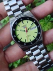 RARE Seiko 5 Full Luminous Railway Dial Vintage Automatic Men's Watch 7S26-01V0