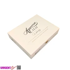 Aganorsa Leaf Toro Empty Wooden Cigar Box 9.25x7.25x2