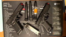 GHK GLOCK G17 GEN3, GHK GLOCK G17 GEN5 MOS, VFC GLOCK G45 GEN5 GBB-6MM-BLACK