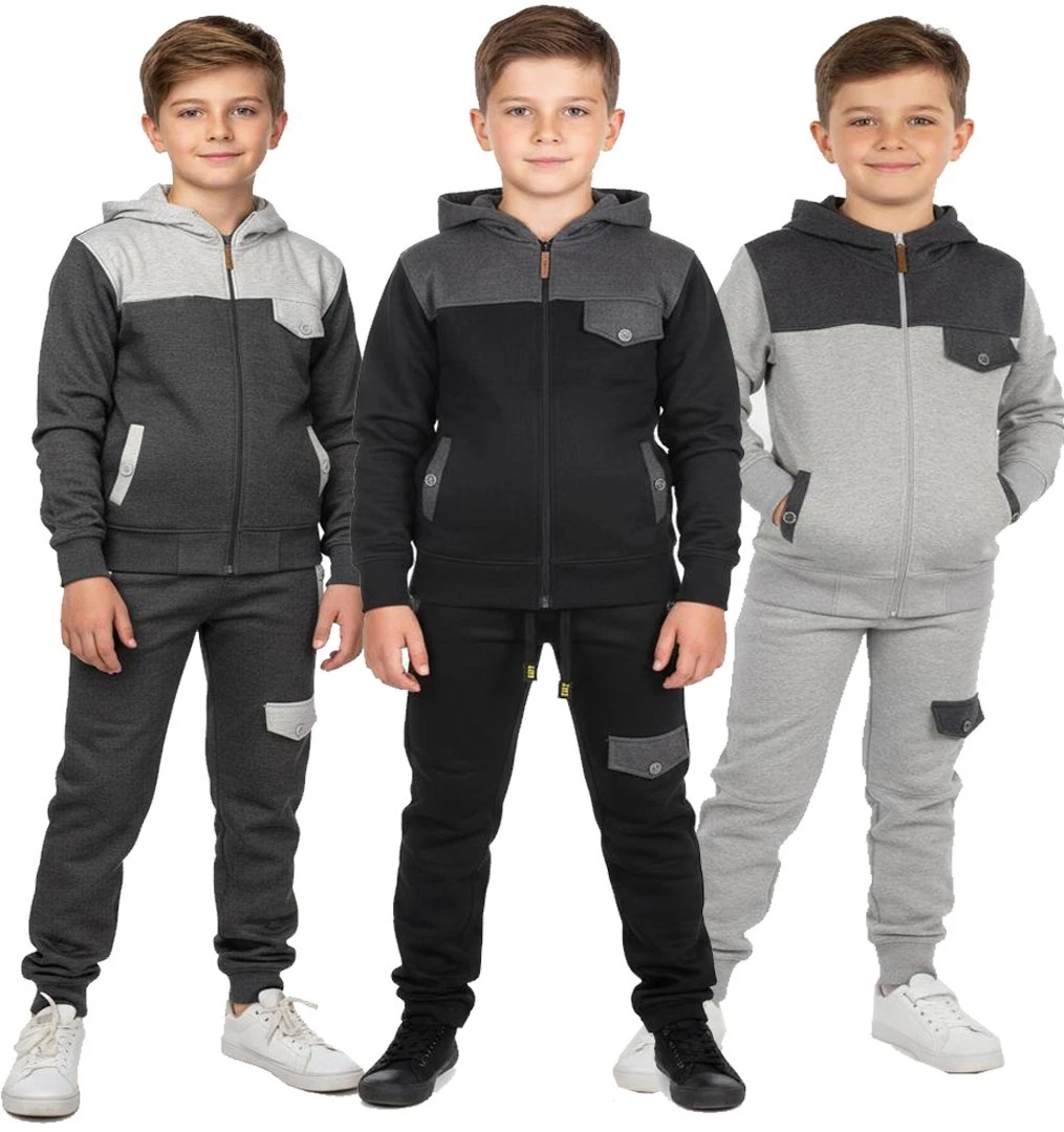 Premier Kids fleece tracksuit Sports Jogging Bottom Hoodie age 7-13 years JUNIOR