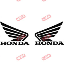 Set Of Wings Honda Decals Logo Racing Car Truck Window Bumper Vinyl Sticker