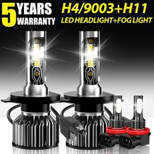 For Toyota Tundra 2014-2021 Led Headlight Kit Highlow Beam Fog Light Bulbs