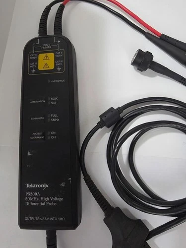Tektronix P5200A 50MHz High Voltage Differential Probe 1300V. Good - Picture 2 of 11