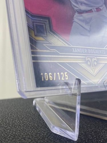 2024 Topps Triple Threads Xander Bogaerts Tormalina Parallela #42/125 Padres - Foto 2 di 3