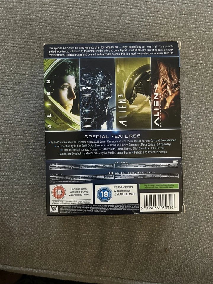 Alien Anthology Blu-ray Box Set 4-Disc Collection - Image 3 of 4
