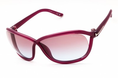 TOM FORD FT1069 83Z Sunglasses Violet Frame Gradient Mirror Violet Lenses 68mm