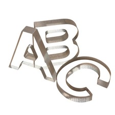 Designable Acrylic Letters  Unfinished Clear Acrylic Standing Letters for Wa...