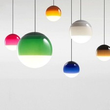 Nordic Glass Colorful Hanging Lamp Pendant Lights for Kitchen Island Room Hang