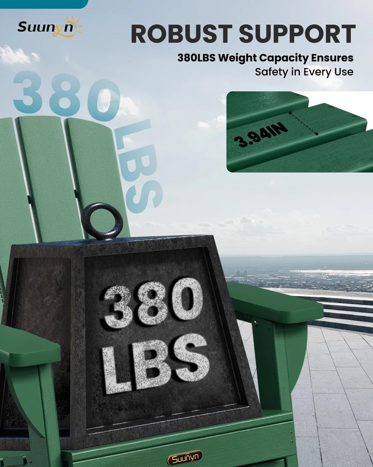 Silla plegable Adirondack, sillas de fogata HDPE para todo tipo de clima, plástico Adirondac... Foto 3 de 4