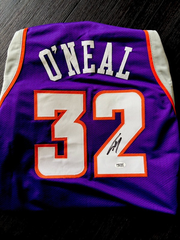 Shaquille O'Neal Signed Phoenix Suns #32 Basketball Jersey Prime Time COA
