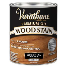 Varathane 211712H Premium Wood Stain, Oil Based, Colonial Maple, 1 Quart