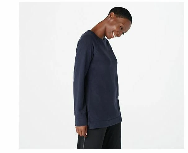 Cuddl duds women's fleece with stretch long sleeve crew sale