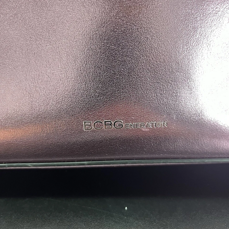 BCBGeneration Pink Metallic Lola Satchel Crossbody Handbag - Image 2 of 4