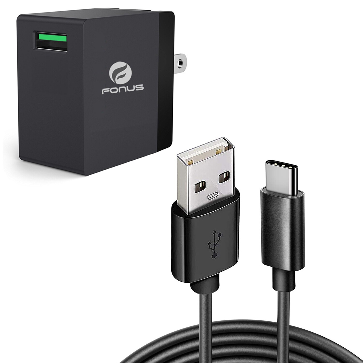 For Samsung Galaxy S24/Ultra/Plus - 18W Quick Home Charger 6ft USB Cable Power