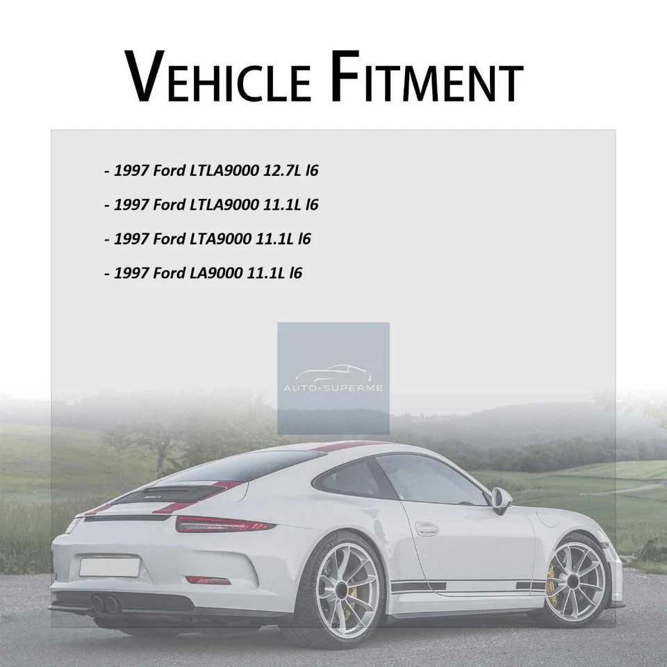 Manguera de refrigerante de radiador tubo a tubo para Ford LTLA9000 1997 Foto 3 de 4