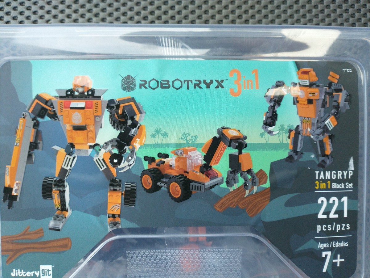 ROBOTRYX Robot Tangryp Toy 3 in 1 Creative Construction Building
