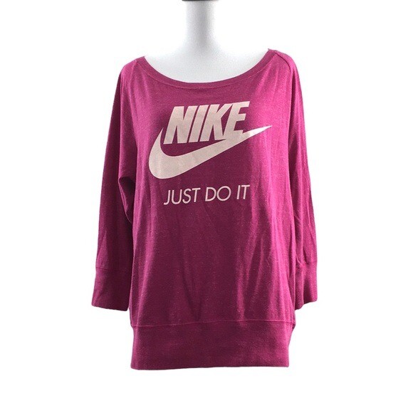 Pink Nike Sweatshirt Vintage Damen NIKE Womens Dri Fit Sweatshirt