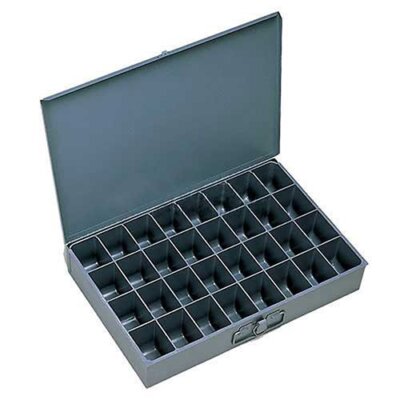 Compartment Box - 18x12x3'' - (32) Compartments - With Fixed Dividers - Lot of 4