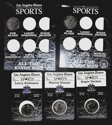 LA Kings LA Times All The Kings Men Coin Lot Of 5 062325DMT