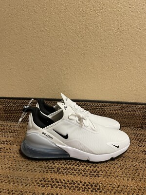 Nike Air Max 270 G Golf White Black Pure Platinum Men display picture 1