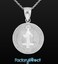 thumbnail 1 - Sterling Silver St. Benedict Coin Charm Pendant Necklace (Large)
