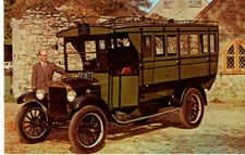 1921 Ford Model-TT Bus, Montagu Motor Museum, Beaulieu, England Postcard