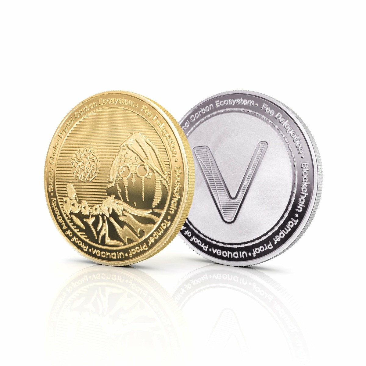 Cryptochips | VeChain (VET) Physical Crypto Coin | eBay