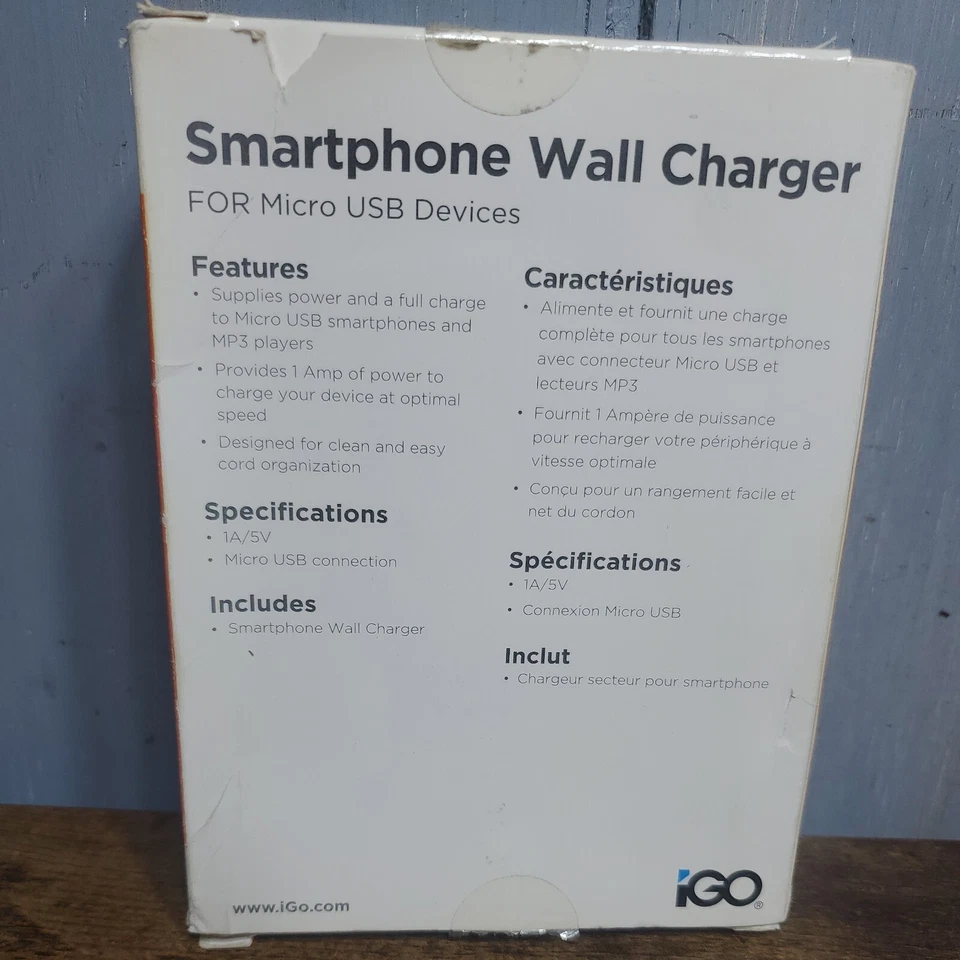 iGo Smartphone Wall Charger New And Never Used orange  - Image 3 of 4