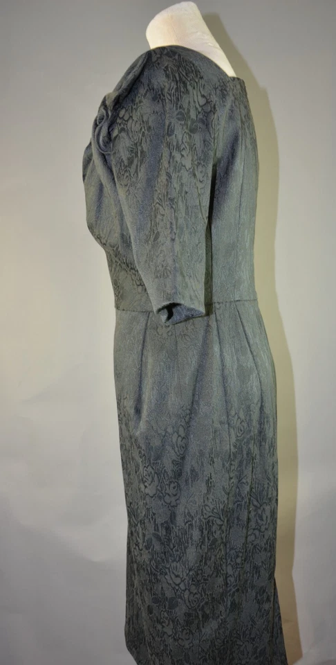 Byron Lars Beauty Mark Black Jacquard Sheath Dress one should Bow size 4 - Image 4 of 4