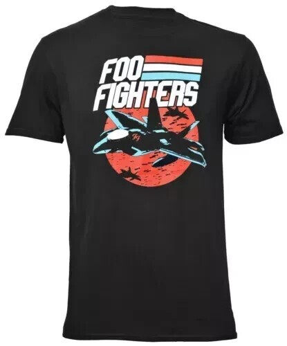 Foo Fighters T-Shirt Jets Official Dave Grohl Rock Band Logo Schwarz S-5XL Neu - Bild 1 von 6